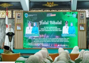 Ketua TP-PKK Zulva Fadhil Hadiri Halal Bihalal TP-PKK Kabupaten dan Kecamatan