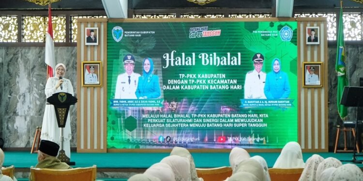 Ketua TP-PKK Zulva Fadhil Hadiri Halal Bihalal TP-PKK Kabupaten dan Kecamatan