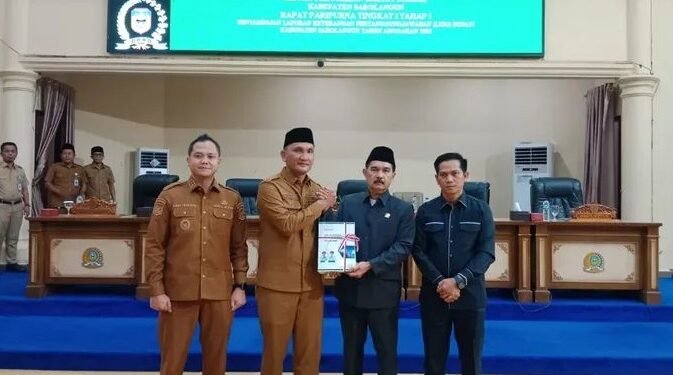 DPRD Sarolangun Menggelar Rapat Paripurna LKPJ Bupati 2025