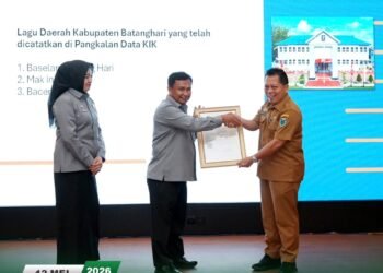 Pemkab Batang Hari Terima Sertifikat Kekayaan Intelektual Komunal Lagu Daerah