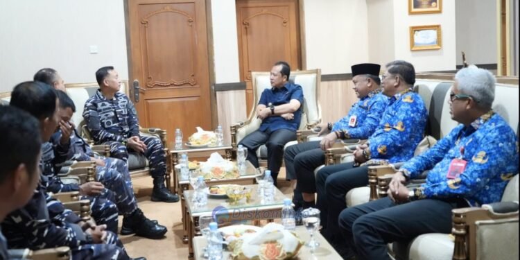 Bupati Muaro Jambi Terima Kunjungan Danlanal Palembang