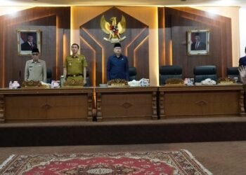 DPRD Batang Hari Menggelar Rapat Paripurna Penyampaian Rekomendasi LKPJ Pemkab Batang Hari
