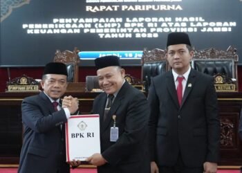 Pemerintah Provinsi Jambi Kembali Meraih Opini WTP ke 14