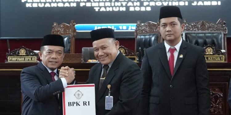 Pemerintah Provinsi Jambi Kembali Meraih Opini WTP ke 14