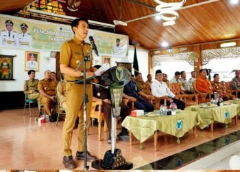 Bupati Fadhil Arief  Menghadiri Pencanangan Sensus Ekonomi 2026