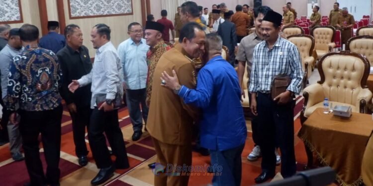 Bupati Muaro Jambi Terima Kunjungan Kerja DPRD Kota Sungai Penuh