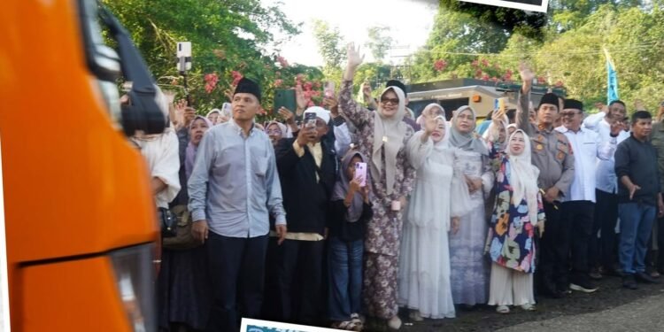 Bupati Dillah Lepas Keberangkatan 166 Jamaah Haji Asal Tanjab Timur