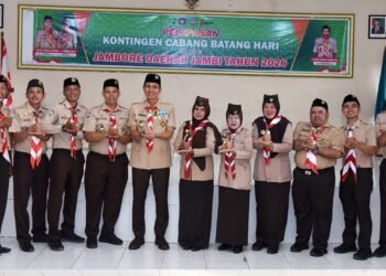 Bupati Fadhil Arief Lepas Keberangkatan Kwartir Cabang Gerakan Pramuka