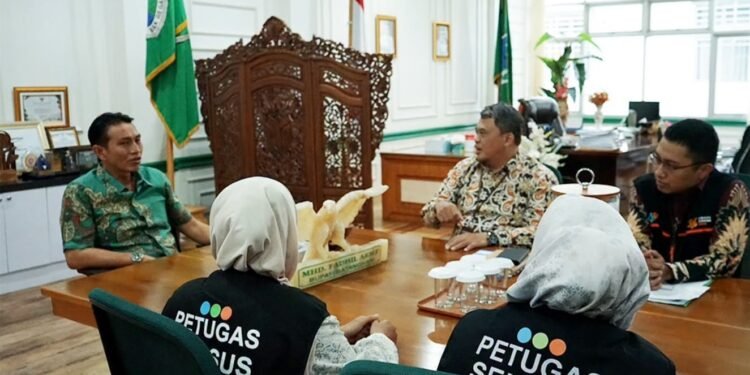 Bupati Fadhil Arief Terima Kunjungan Kepasa BPS
