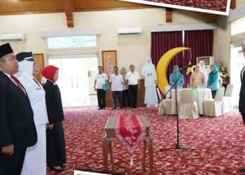 Bupati Dillah Melantikan Pejabat Administrator Pengawas dan Jabatan Fungsional Tertentu