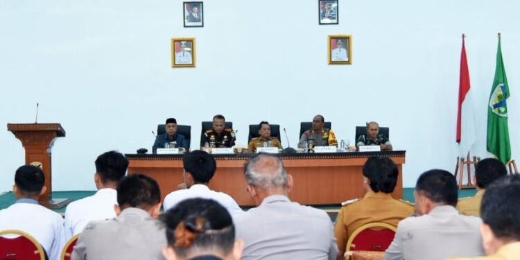 Pemkab Batang Hari Mengadakan Rakor  Penanggulangan Geng Motor