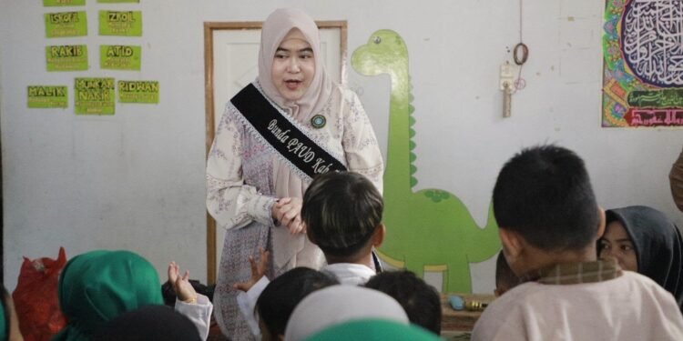 Bunda PAUD Tanjab Barat Berkunjung ke SPS Husnul Khatimah