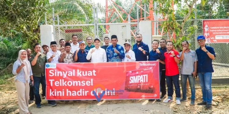 Wabup Gerry Tinjau Lokasi Pembangunan Tower Telkomsel