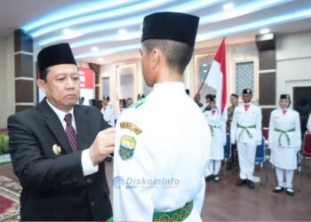 Pemkab Muaro Jambi Kukuhkan 38 Personel Paskibraka