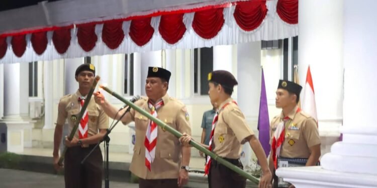 Wakil Bupati Katamso Pimpin Renungan dan Ulang Janji Pramuka ke 65