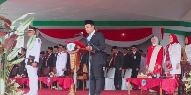 Ketua DPRD Batang Hari Bacakan Naskah Proklamasi Kemerdekaan RI