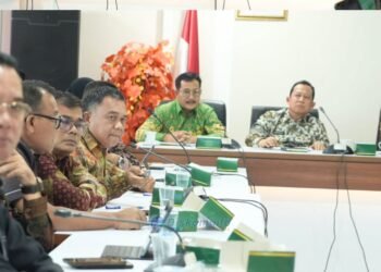 Bupati Bambang Bayu Suseno Mengikuti Rapat Pembahasan Batas Wilayah