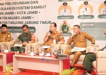 Bupati Bambang Bayu Suseno Hadiri Sosialisasi Rencana Perlindungan dan Pengelolaan Gambut