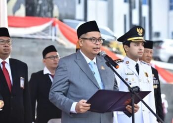 Ketua DPRD Kota Jambi Bacakan Teks Proklamasi HUT ke 81 Kemerdekaan RI