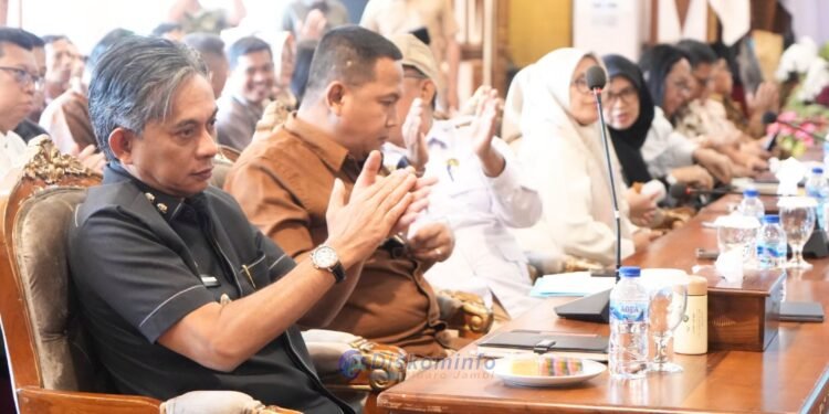 Wabub Junaidi H. Mahir Hadiri Rakor Pembangunan Jalan Tol Jambi–Rengat Fase I